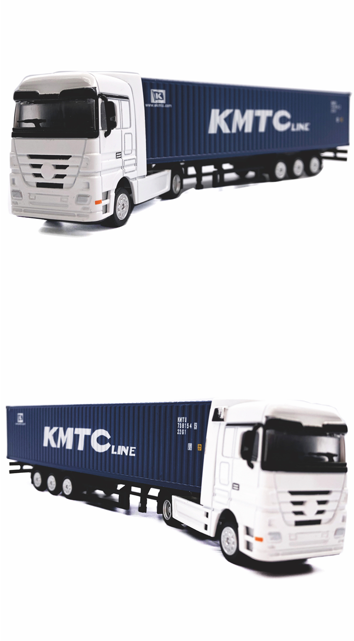 精細(xì)工藝，定制非凡 高麗海運(yùn)1:87合金集裝箱卡車模型深度評(píng)測